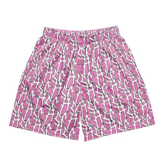 HSG THRAHED Pink Mesh Shorts